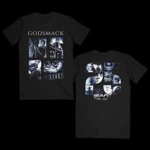 Godsmack 25 Years Tour 2 Sided T Shirt